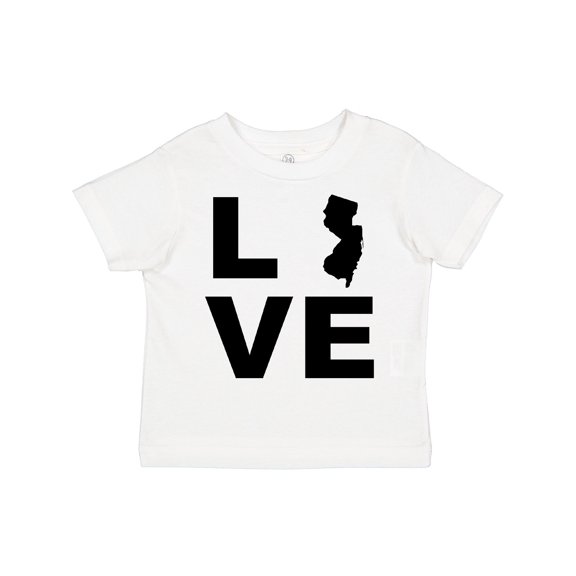 Inktastic Love New Jersey Boys or Girls Toddler T-Shirt