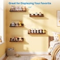 thumbnail image 5 of Floating Shelves, Sindcom Home Wood Shelf Wall Mounted, Set of 5, Multiple Sizes, Brown, 5 of 8