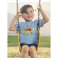thumbnail image 2 of Frogs On Mushroom T-Shirt Toddler -Image by Shutterstock,  5 Toddler, 2 of 4