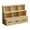 3 Drawer, variant on Siruishop Wooden Storage Cabinet Desk Organizer for Makeup Jewelry Collectibles Office 2 Drawer