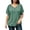 Green, variant on Womens-Plus-Size-Tank-Tops Summer Trendy V Neck T Shirts Casual Flowy Sleeveless Blouse Comfy Tunics Tee