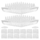 thumbnail image 1 of 16 protectores de alfombra cuadrados: almohadillas antideslizantes transparentes con púas para muebles, protectores de suelo transparentes para mesas y sillas con púas., 1 of 8