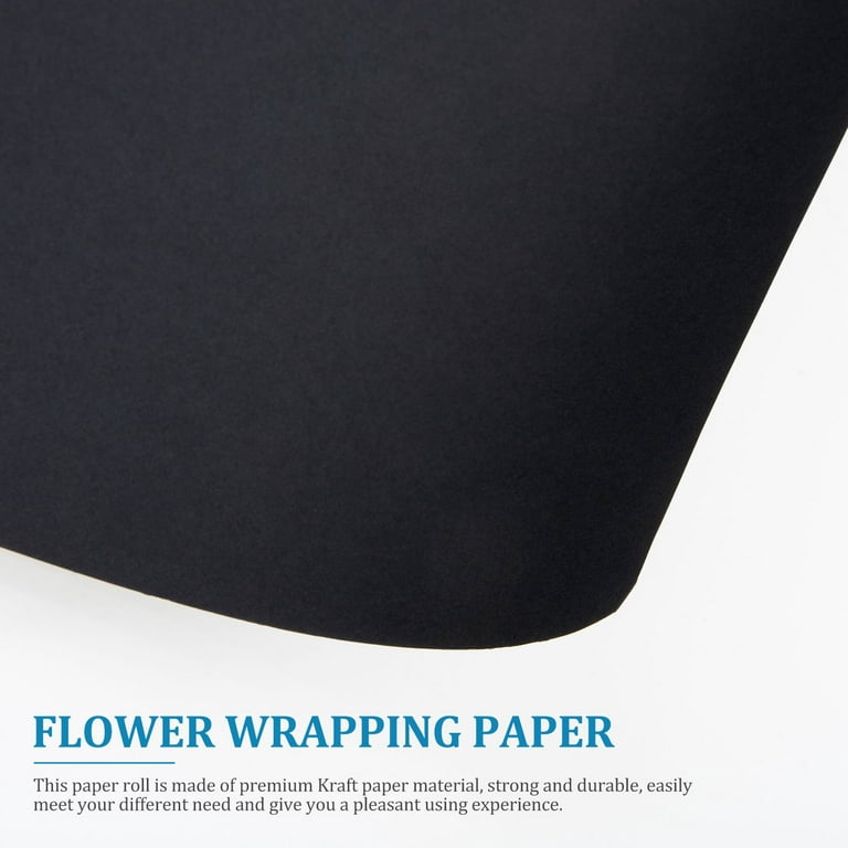Frcolor Wrapping Paper Brown Paper Roll Floral Papers Flower Bouquet Craft  Painting Papers 