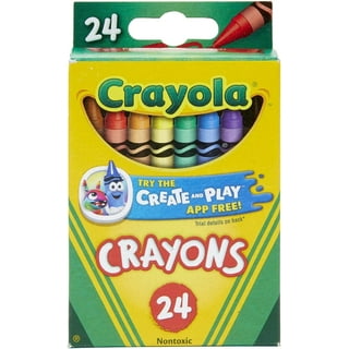 IMPRINTED CRAYONS - 4-Pack Box of Children's Crayons - 0005