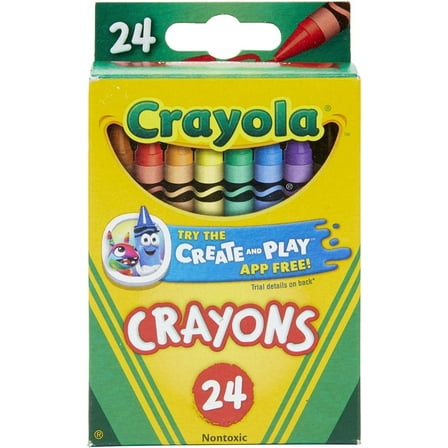 Crayola Crayons 24 Colors Pack of 4