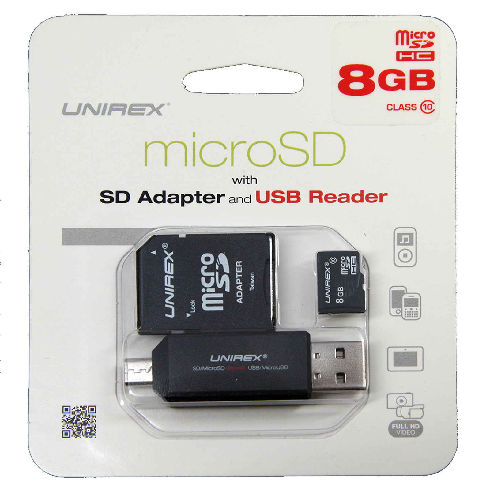 MicroSD with SD Adapter - UNIREX TECHNOLOGIES