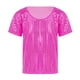 thumbnail image 1 of Gibobby Blusa Niñas Chaleco de manga corta para fiesta de disfraces con informal para niñas y niños pequeños （Rosa， 4-5 Años), 1 of 5