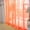 Orange, variant on 100Fens 1 PCS Pure Color Door Window Curtain Drape Panel Sheer Scarf Valances