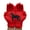 Red, variant on Women Cute Horse Full Finger Gloves Stretchy Knit Cycling Solid Color Mittens