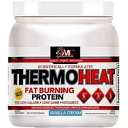 Advanced Molecular Labs - Thermo Heat Protein, Fat Burning Protein, for Low-Calorie & Low-Carb Keto Diets, Vanilla Cream, 20 oz