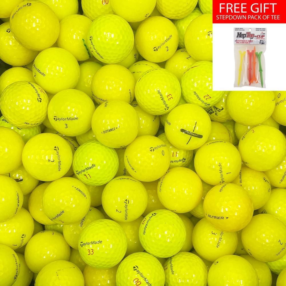 Mulligan - 88 Taylormade Mix AAA Recycled Used Golf Balls, Yellow