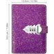 thumbnail image 2 of Digital Password Journal Combination Lock Diary Locking A6 Refillable Leather Journal (Purple), 2 of 4