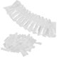 thumbnail image 1 of Protectores auditivos desechables, paquete de 100 fundas impermeables transparentes para baño y ducha, 1 of 4