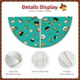 thumbnail image 5 of Bingfone Christmas Tree Skirt Mat Christmas Decoration Interior 30"-Sushi, 5 of 8