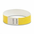 thumbnail image 2 of Security Wristbands, 0.75" X 10", Yellow, 100/pack | Bundle of 5 Packs, 2 of 6