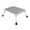 Adjustable Step, variant on Foldable Aluminum Alloy Step Stool—An adjustable-height silver platform designed specifically for RVs and trailers; lightweight, collapsible, and durable—ideal for both home use and camping.