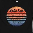 thumbnail image 4 of Inktastic Lake Erie Distressed Retro Sunset Boys or Girls Baby T-Shirt, 4 of 5