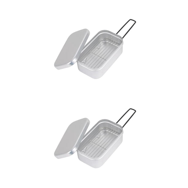 Soidarity Bento Foldable Handle Hiking Food Container Cookware Type2 NO2