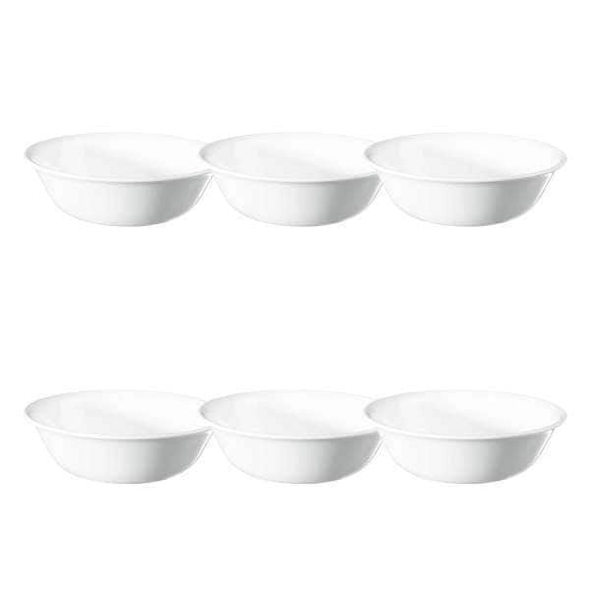 Corelle Winter Frost White 18 oz Soup Bowls Set (Set of 6)