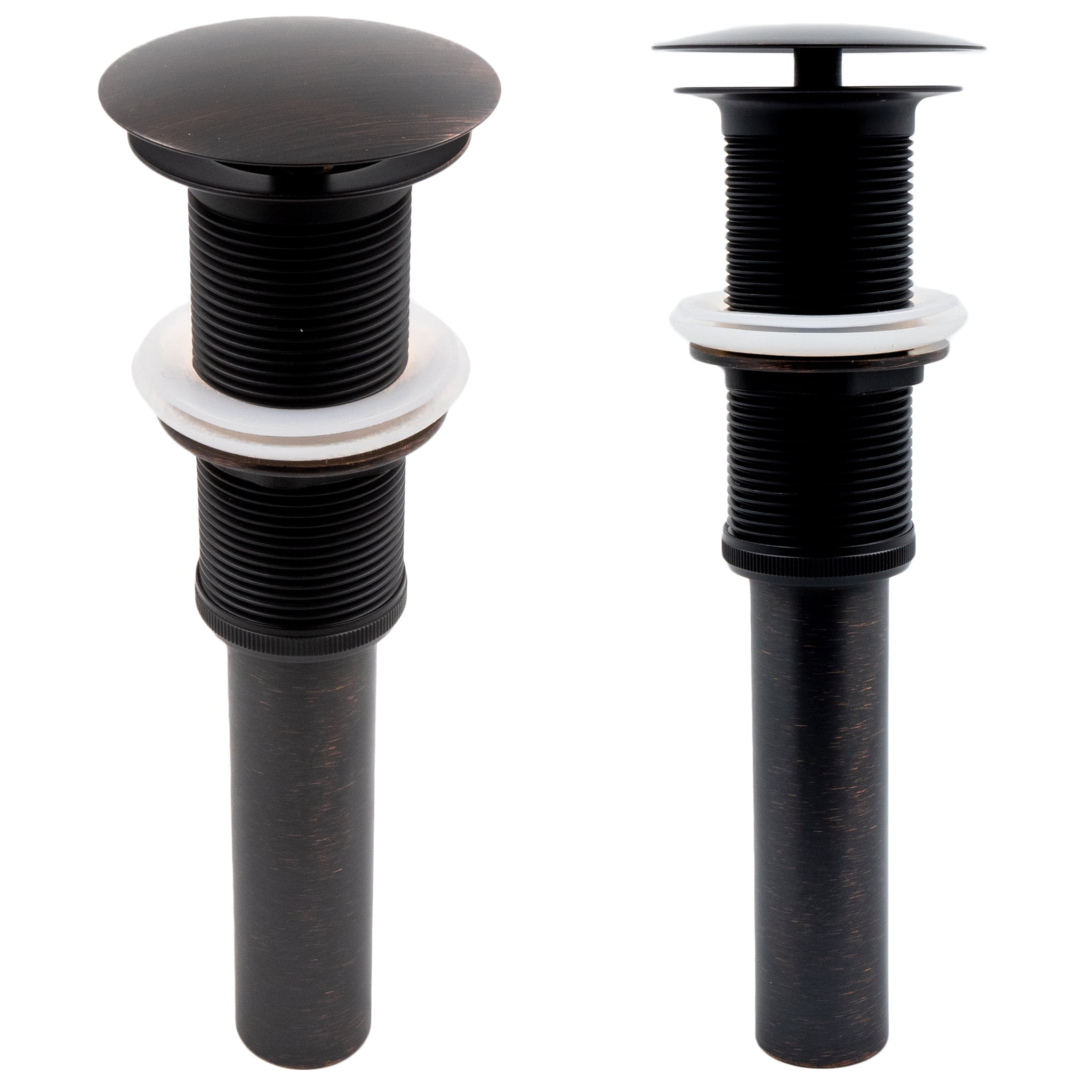 Novatto NSFC-BT359ORB Beige Travertine Stone Vessel Set w/ Faucet and Umbrella Drain, Oil Rubbed Bronze