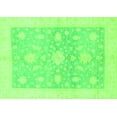 thumbnail image 1 of Ahgly Company Indoor Rectangle Oriental Green Traditional Area Rugs, 7' x 9', 1 of 4
