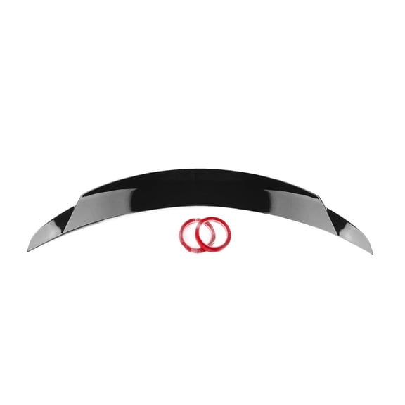 Rear Trunk Lid Spoiler Wing For Infiniti G Series G37 V36 Q60 2 Door Coupe 2008-2013 Gloss Black/Carbon Fiber Look Splitter Lip