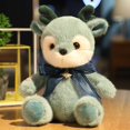 thumbnail image 1 of 2023 Cute / Soft/ Beautiful/ Christmas Deer Plush Toy/ Sitting Bow Christmas Deer/ Children's Birthday Giftgreen23cm Deng Xun unisex, 1 of 2