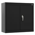 thumbnail image 4 of Sandusky Wall Mount Cabinet Adjustable 12.00 L in x 30.00 W in x 26.00 H in Metal 2 - Shelf, Black, 4 of 6