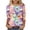 Multicolor, variant on Edvintorg Womens 3/4 Sleeve Tops Halloween Printed Crew Neck Casual Lightweight Pullover Shirt Plus Size Women Clothing S-5XL Red