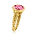 thumbnail image 3 of Ross-Simons 6.30 Carat Pink Topaz Ring in 18kt Gold Over Sterling, Women's, Adult, 3 of 5