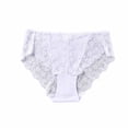thumbnail image 2 of AHTJRT Underwear Panties for Women Plus Size Lace Bikini Underwear High Waist Stretch Soft Breathable Comfortable Daily Wear Briefs, 2 of 6