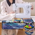 thumbnail image 4 of HELLHERO Sewing Machine Mat Dolphin with Storage Cylinder Durable Non Slip to Keep Sewing Accessories, Mother's Day, 4 of 5