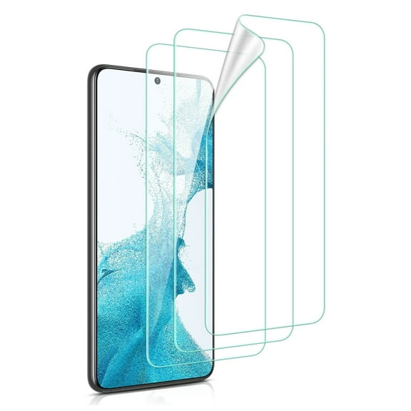 3 Pack Matte Screen Protector for Samsung Galaxy S21 - TPU Film Anti-Glare Anti-Fingerprint Fingerprint Works Case Friendly 3D Edge