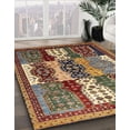 thumbnail image 2 of Ahgly Company Indoor Rectangle Abstract Red Abstract Area Rugs, 5' x 7', 2 of 6