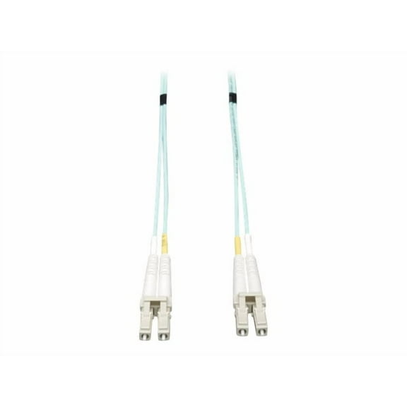 Tripp Lite 100ft 10Gb Duplex Multimode 50/125 Aqua Fiber Patch Cable, (LC/LC)
