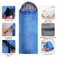 thumbnail image 4 of Moclever Camping Sleeping Bags for Adults, Cold Weather & Warm 32-50℉ for Spring Autumn Winter, Blue, 4 of 9
