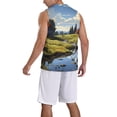 thumbnail image 2 of Honeii Pasture Cow A print basktball shirt for men and women, Unisex basketball jersey for Theme party-X-Large, 2 of 6