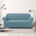 thumbnail image 2 of CHOK 2024 1-Piece Checks Stretch Sofa Cover Slipcover Couch Cover  Chair  Light Gray, 2 of 6