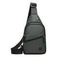 thumbnail image 2 of Bolsa impermeable para hombre | Bolso cruzado multi-capa para pecho | Deportes, ciclismo y running | Múltiples compartimentos para equipo y esenciales | Correa ajustable | 18x5x30 cm | Diseño moderno, 2 of 5