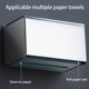 thumbnail image 4 of Ounissouiy Estuche de almacenamiento de pañuelos de acero inoxidable para cocina, baño, sala de estar, baño, inodoro, rollo de papel de pared Almacenamiento y organización del hogar Tipo 1 20x13x13cm, 4 of 6