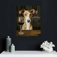 thumbnail image 4 of Nawypu  'Dog Au Vin Greyhound' by Fab Funky, Canvas Wall Art,, 4 of 4