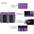 thumbnail image 4 of Travel Packing Cubes for Luggage Organizer with Waterproof Clear Toiletry Bag TSA Approved (7-pcs), 4 of 7