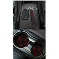 thumbnail image 3 of Qpednta Red Spider Web Car Seat Covers Set 15Pcs Accessories, Steering Wheel Cover, Seat Belt Pads, Garbage Can, Car Coasters, Vent Organizer, Rear View Mirror Cover, for Most Cars, 3 of 7