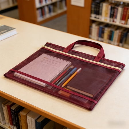 Horivan Mesh Drawstring Bag with Zipper Large Capacity Storage Organizer for Art Supplies Tutoring Transparent Mesh Travel Gear Bag Horivan Mesh Drawstring Bag with Zipper Large Capacity Storage Organizer for Art Supplies Tutoring Transparent Mesh Travel Gear Bag