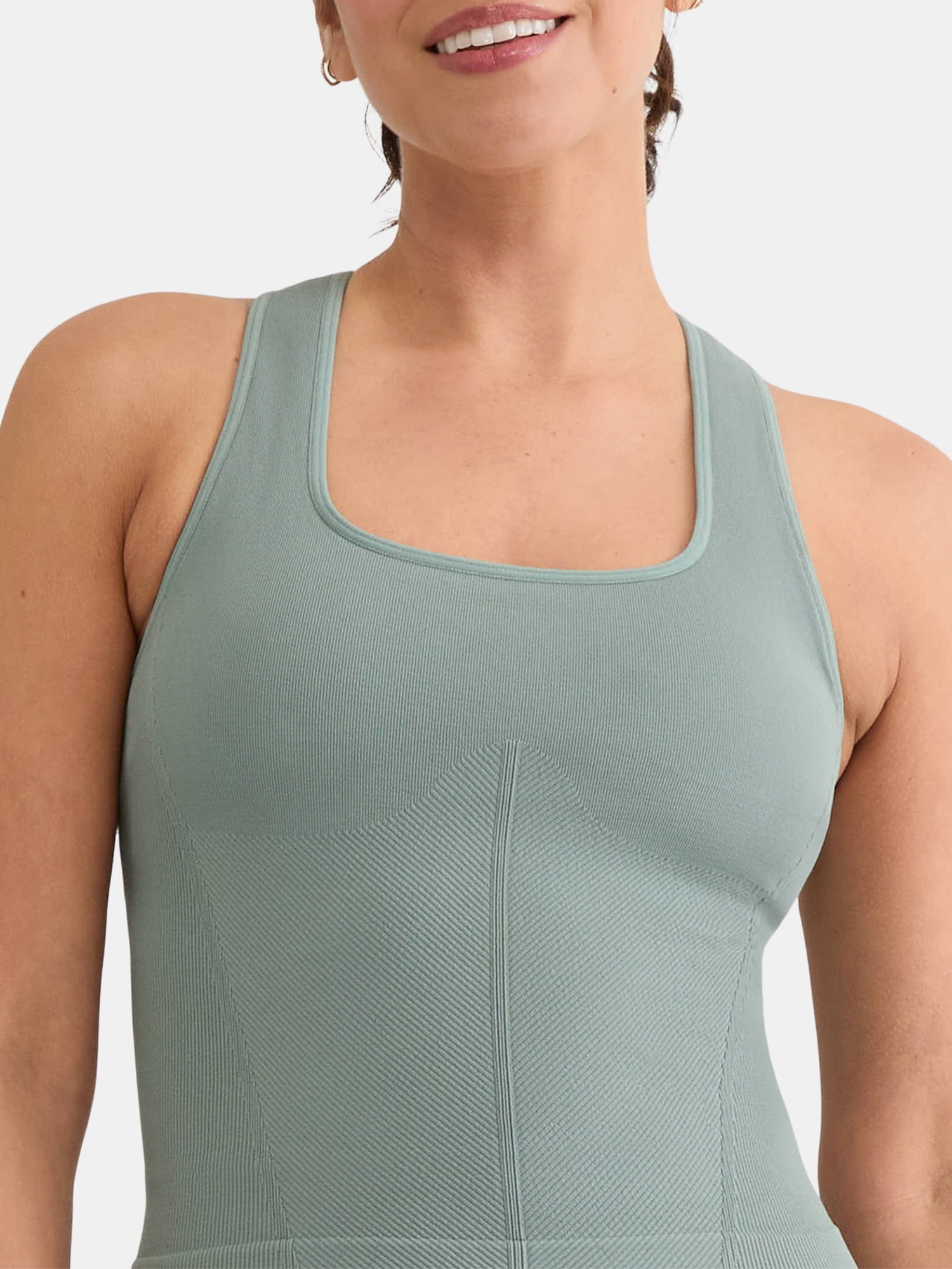 Avia Women's Seamless Mini Rib Corset Top, Sizes XS-XXXL