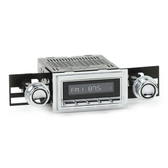 RetroRadio Compatible with 1969-73 Ford Mustang Features Include Bluetooth, AUX, AM/FM LAC-M1-126-08-77F