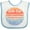 White and Blue, variant on Inktastic Lake Erie Distressed Retro Sunset Boys or Girls Baby Bib