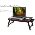 BirdRock Home Bamboo Laptop Bed Lap Tray Natural