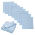 thumbnail image 1 of Miangastore Spectacle Cleaner Eyeglasses Cleaning Cloth Sky-Blue 50Pcs, 1 of 8
