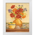 thumbnail image 3 of Pamela Gladding 20x24 White Modern Wood Framed Wall Art Titled - Salsa Poppies, 3 of 5